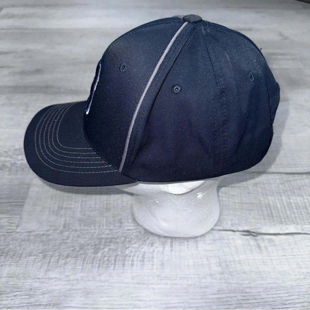 Navy Blue Embroidered Syracuse Hat Strapback Captivating Brand Super Rare Cap